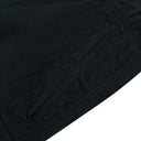DOUBLE POCKET CARGO BLACK CARGO PANTS
