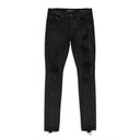 OIL SPILL Black SKINNY JEANS