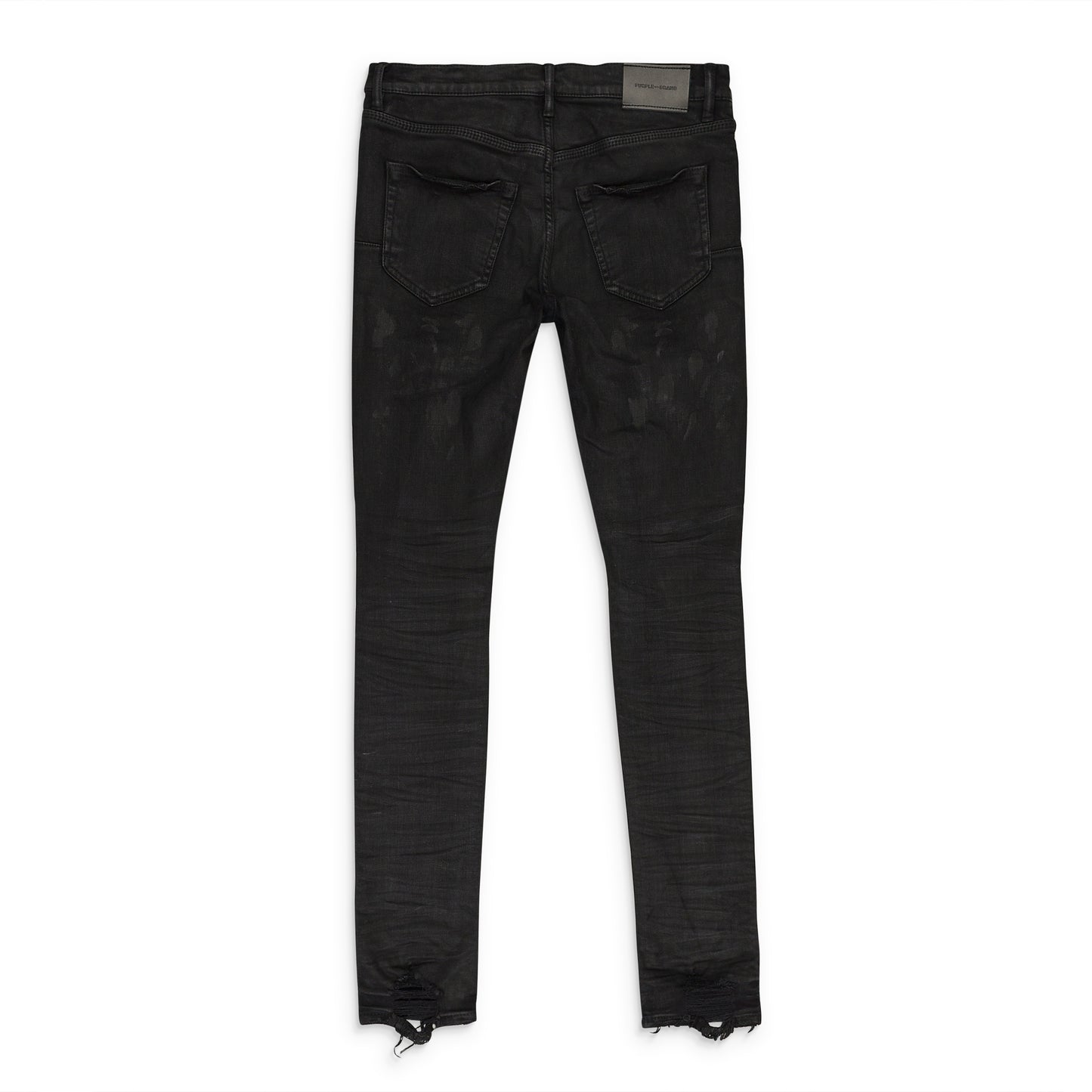 OIL SPILL Black SKINNY JEANS