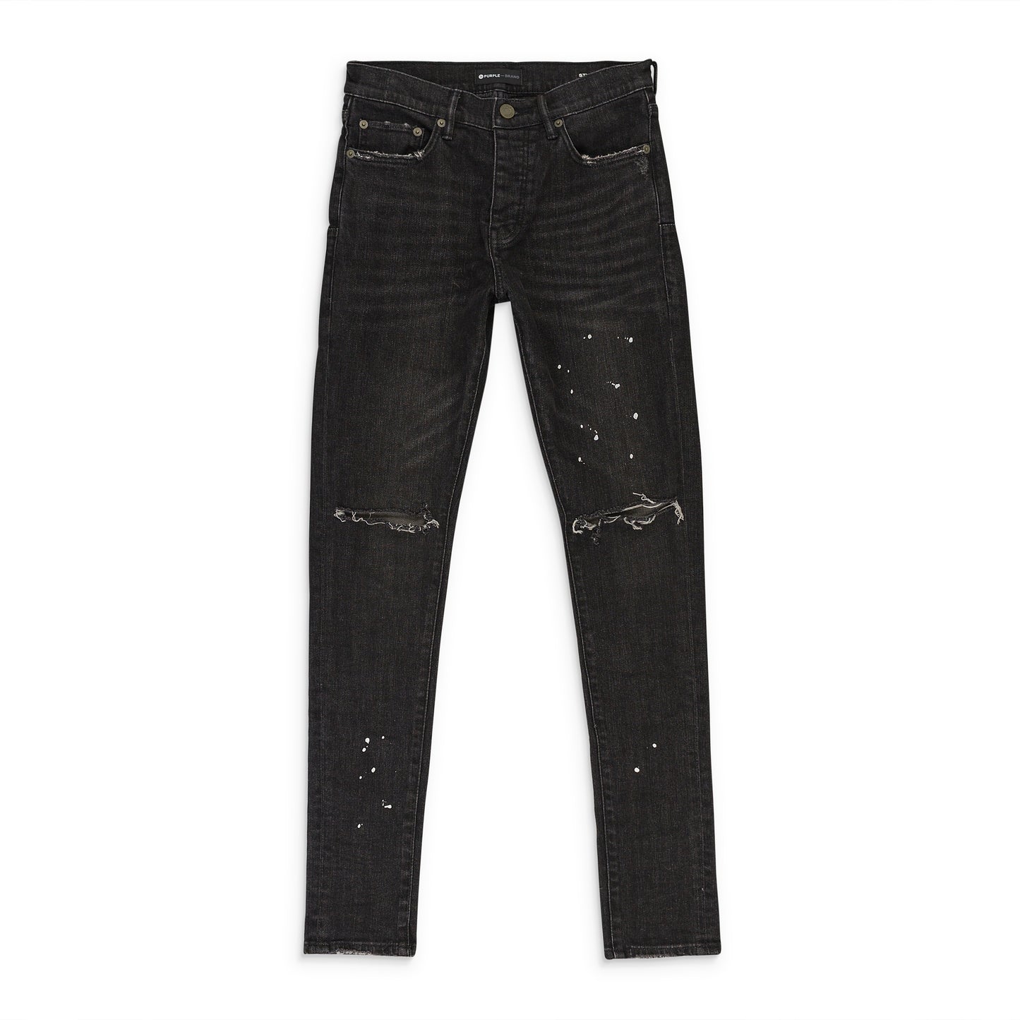 OVER SPRAY Black SKINNY JEANS