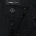 RAW FLARE BLACK SKINNY JEANS
