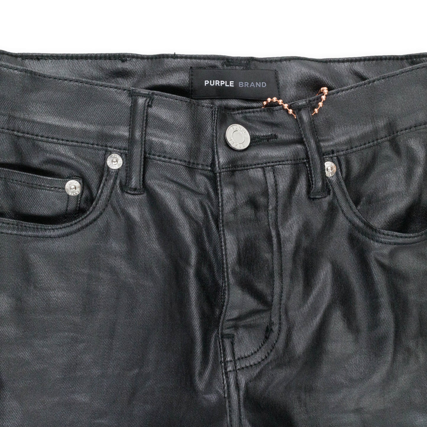 PATENT FILM CARGO FLARE BLACK SKINNY JEANS