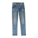 MID INDIGO AGED SKINNY JEANS