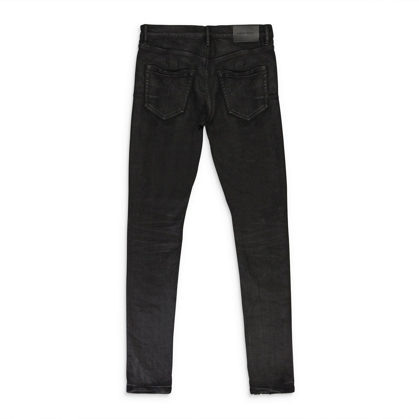 MIDNIGHT COATED BLACK SKINNY JEANS