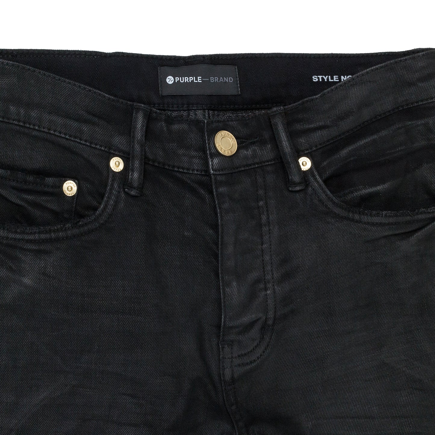 MIDNIGHT COATED BLACK SKINNY JEANS