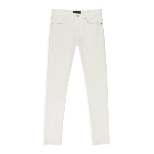 WHITE FILM MONOGRAM JACQUARD White SKINNY JEANS