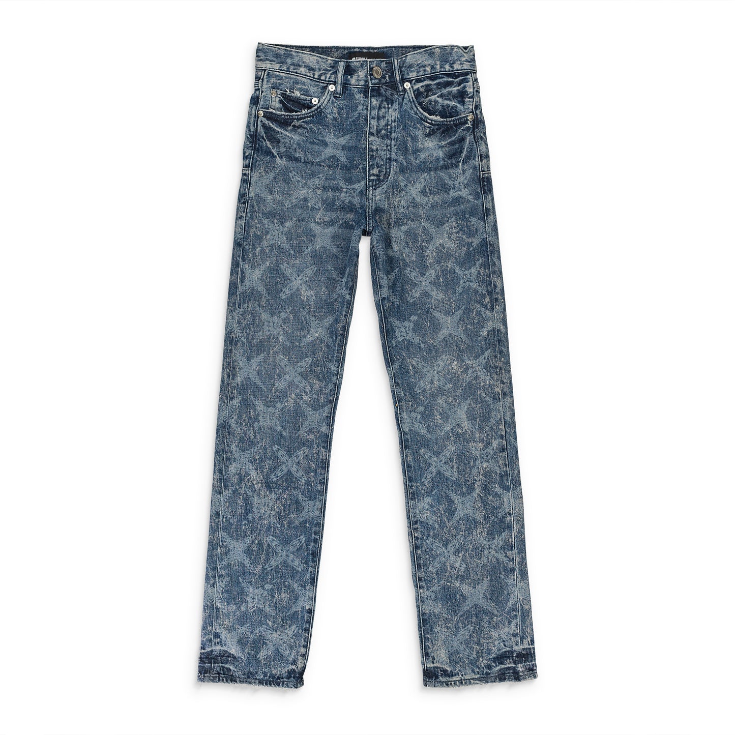 MID GALAXY BLEACH CONSTELLATION LASER Indigo SKINNY JEANS