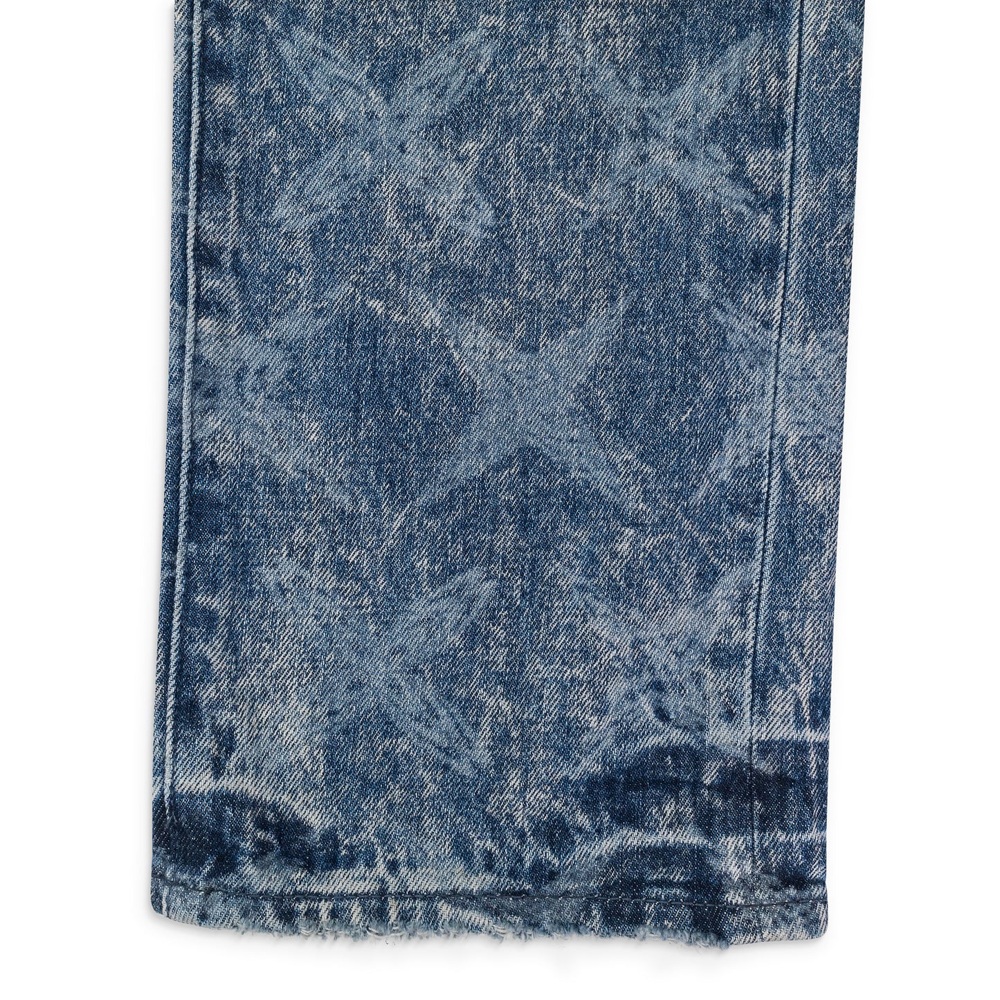 MID GALAXY BLEACH CONSTELLATION LASER Indigo SKINNY JEANS