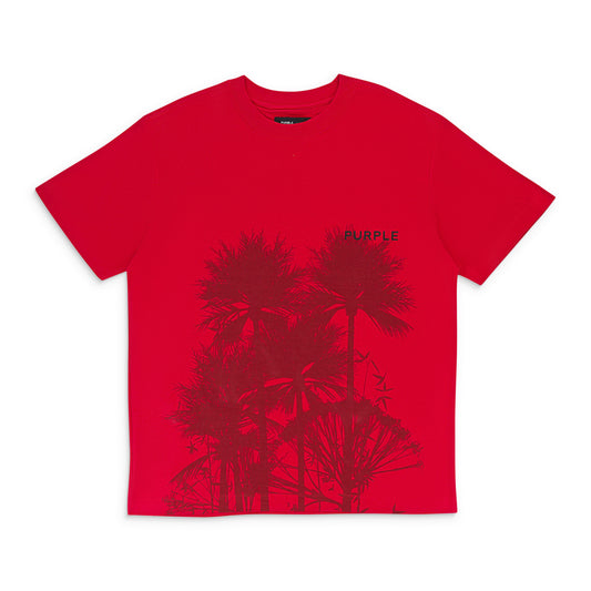 TEXTU JERSEY SS TEE RED T-SHIRTS