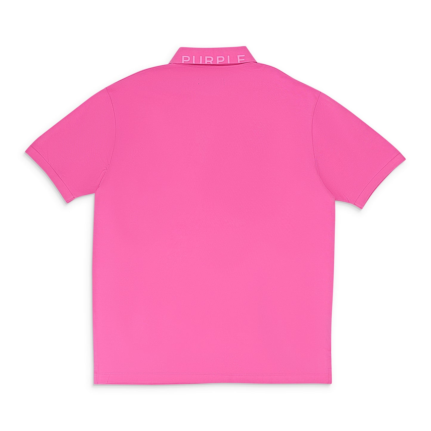 PIQUE KNIT POLO PINK POLO SHIRTS