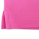 PIQUE KNIT POLO PINK POLO SHIRTS