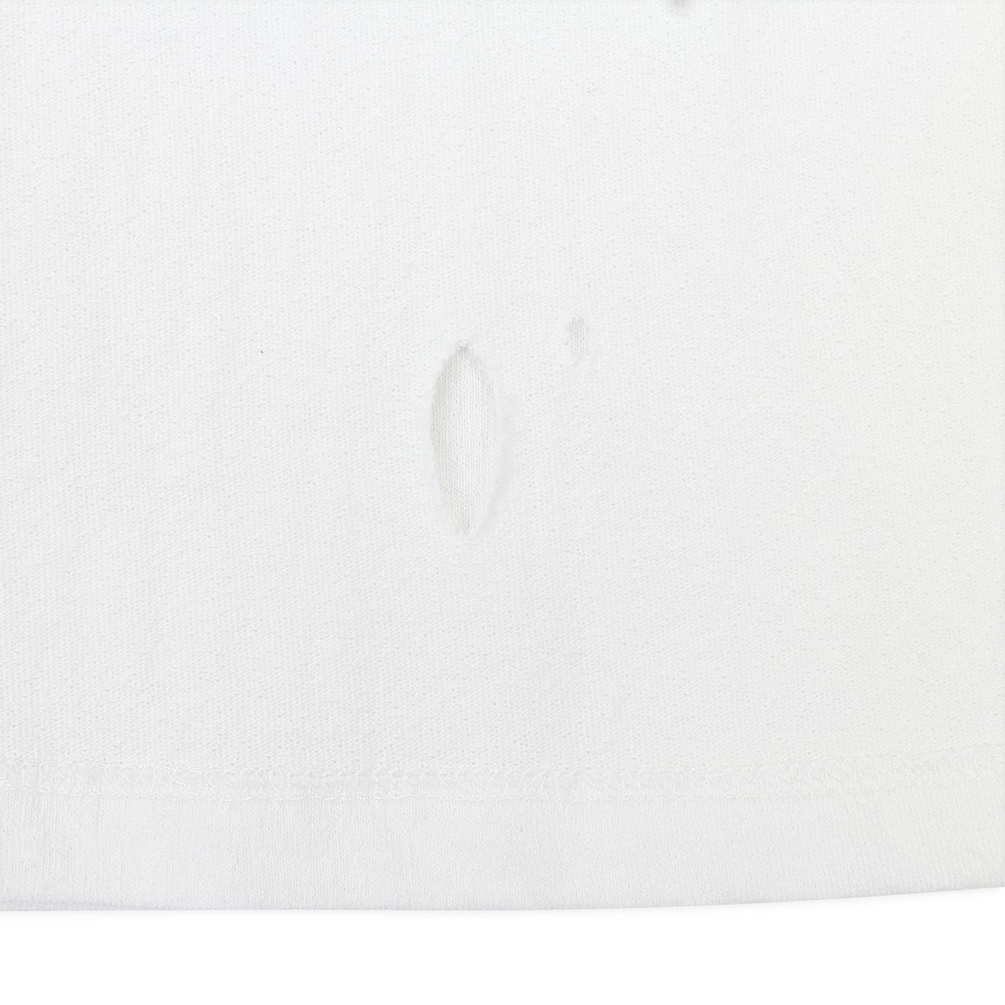 TEXTURED JERSEY INSIDE OUT TEE WHITE T-SHIRTS