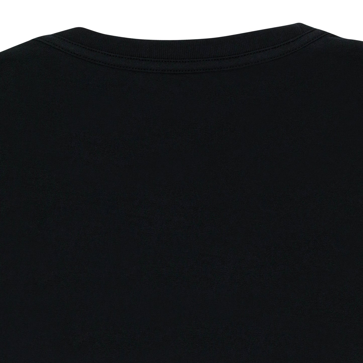 TEXTURED INSIDE OUT TEE BLACK T-SHIRTS