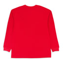 TEXTU JERSEY LONG SLEEVE TEE RED T-SHIRTS