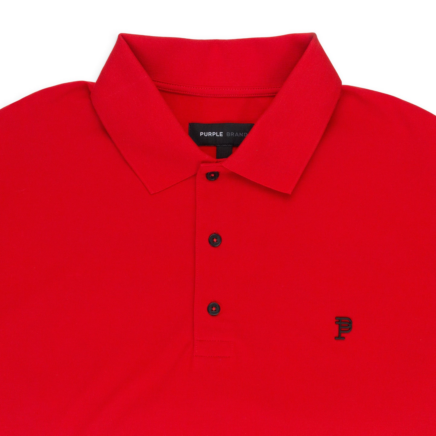 PIQUE KNIT POLO RED POLO SHIRTS