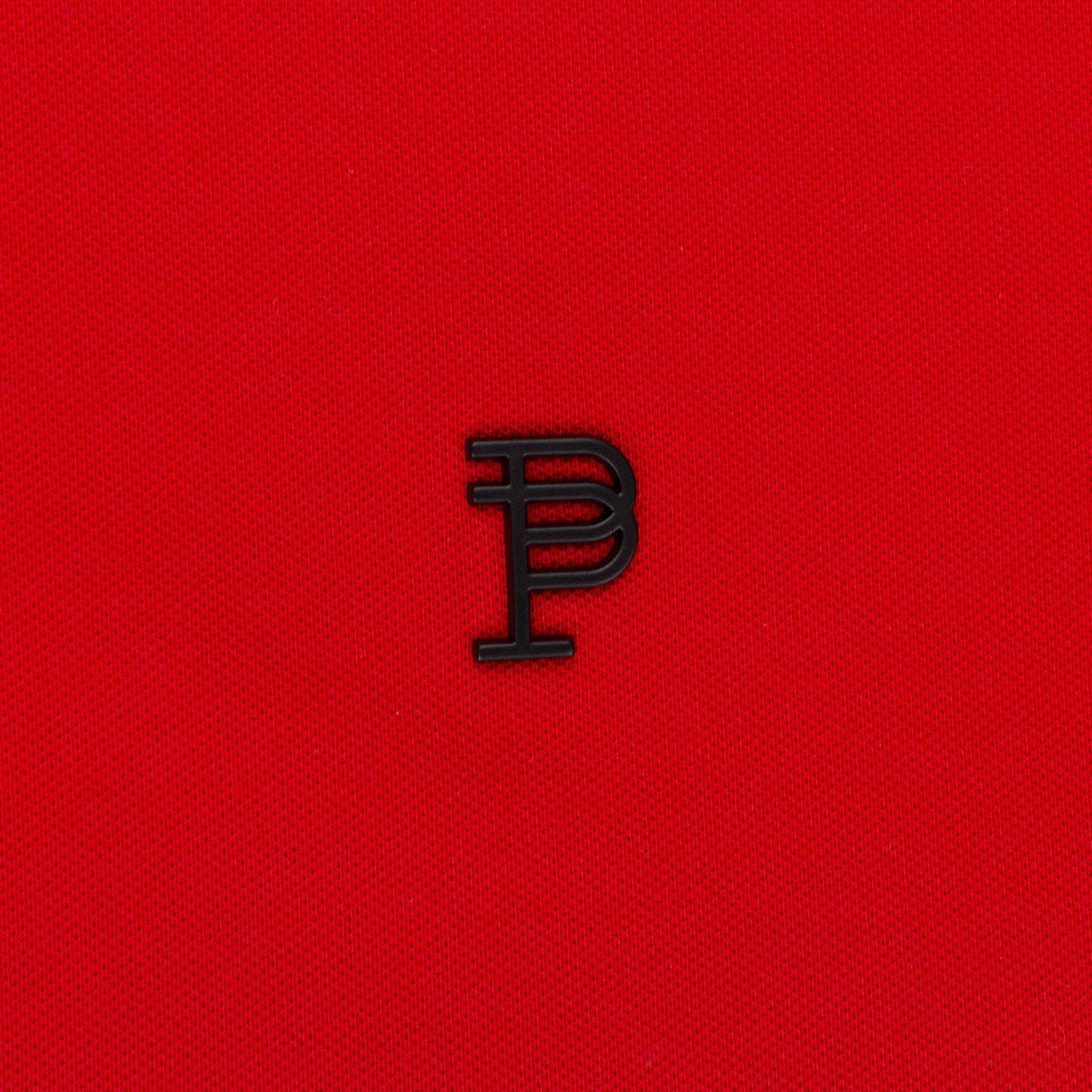 PIQUE KNIT POLO RED POLO SHIRTS