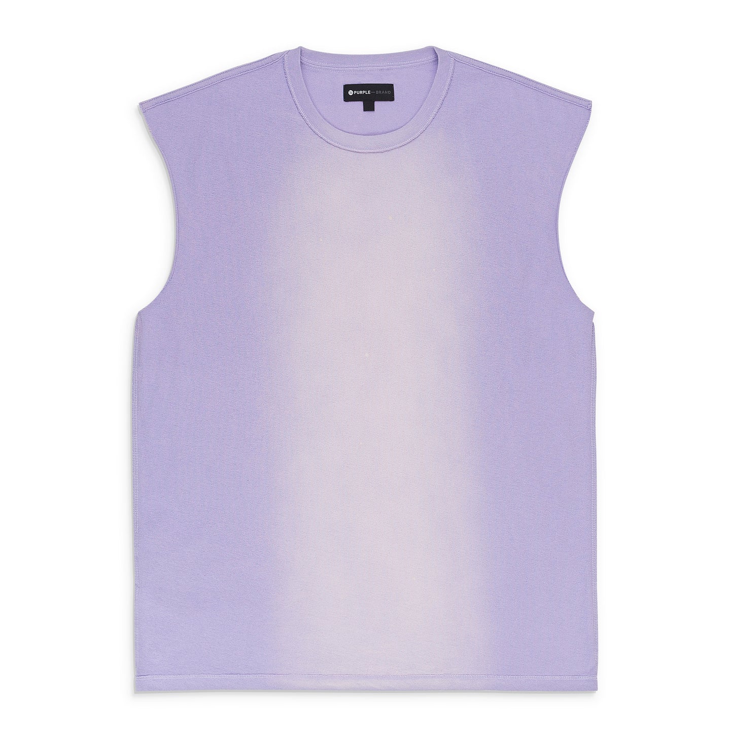 TEXTURED JERSEY SLEEVELESS TEE LAVENDER T-SHIRTS