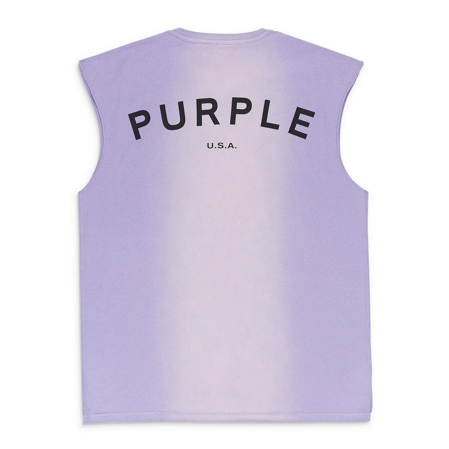 TEXTURED JERSEY SLEEVELESS TEE LAVENDER T-SHIRTS