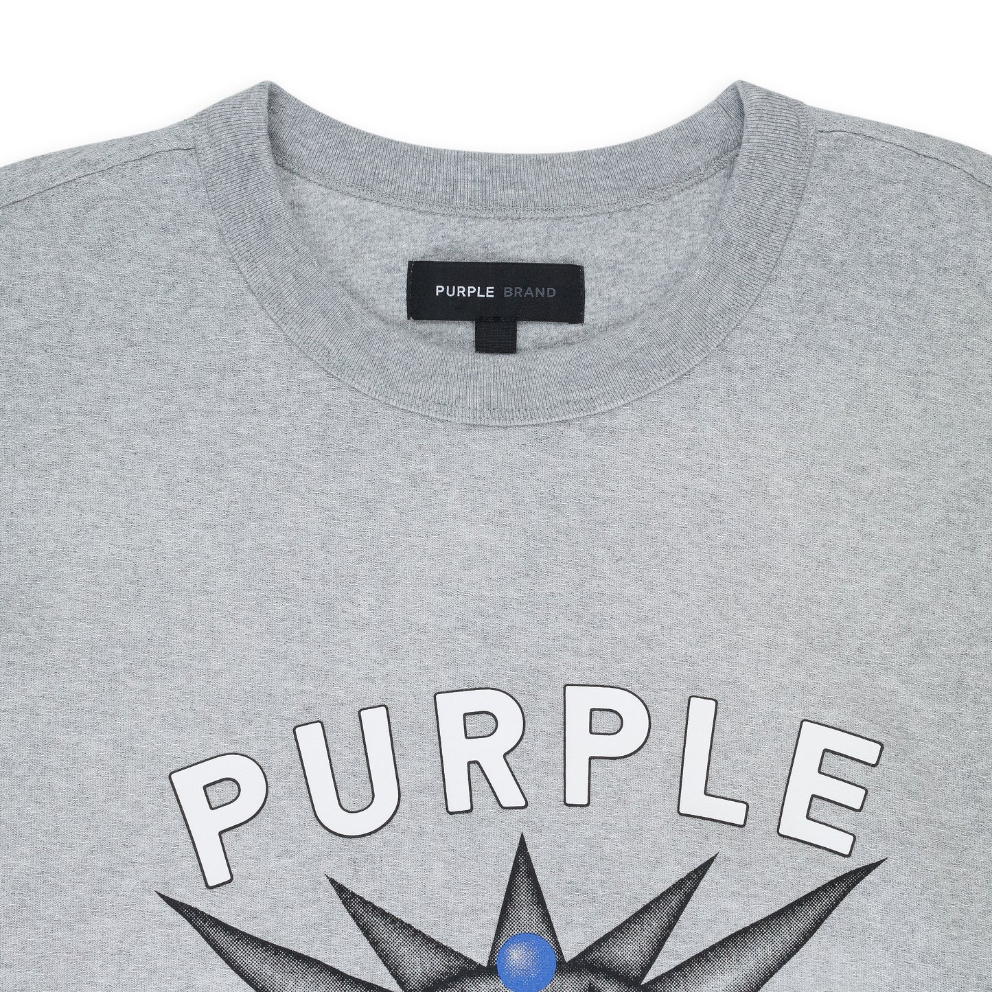 TEXTURED JERSEY LS TEE HEATHER T-SHIRTS