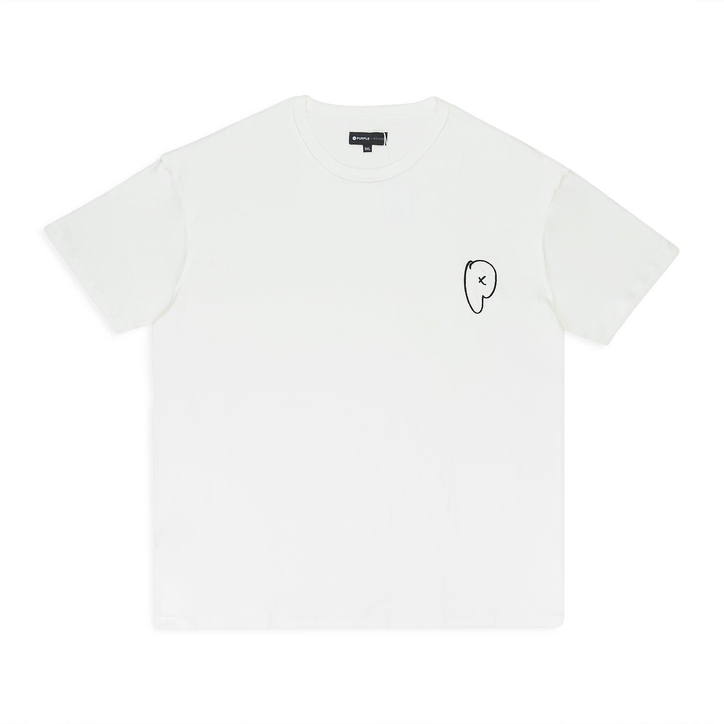 TEXTURED JERSEY INSIDE OUT TEE WHITE T-SHIRTS