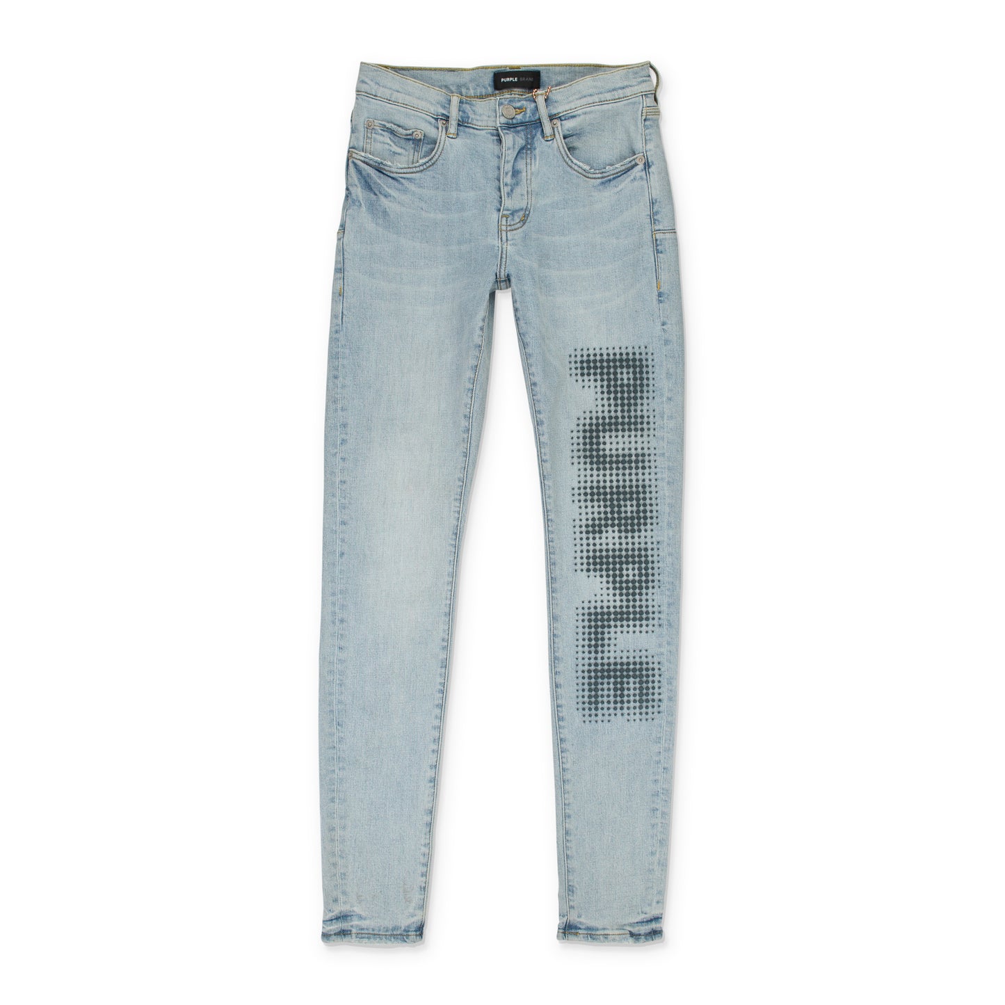 HALFTONE WORDMARK Indigo SKINNY JEANS