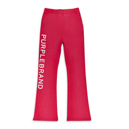 HWT FLEECE FLA PANT RED JOGGERS & SWEATPANTS