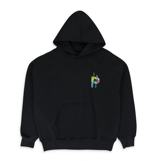 FLEECE HOODY BLACK HOODIES & SWEATSHIRTS