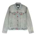 LIGHT RED POP TRUCKER Indigo DENIM JACKETS