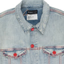 LIGHT RED POP TRUCKER Indigo DENIM JACKETS