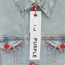 LIGHT RED POP TRUCKER Indigo DENIM JACKETS