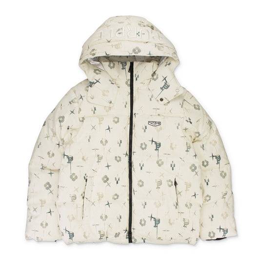 PRINTE CORDUROY PUFFER JKT AOP DOWN & PUFFER JACKETS