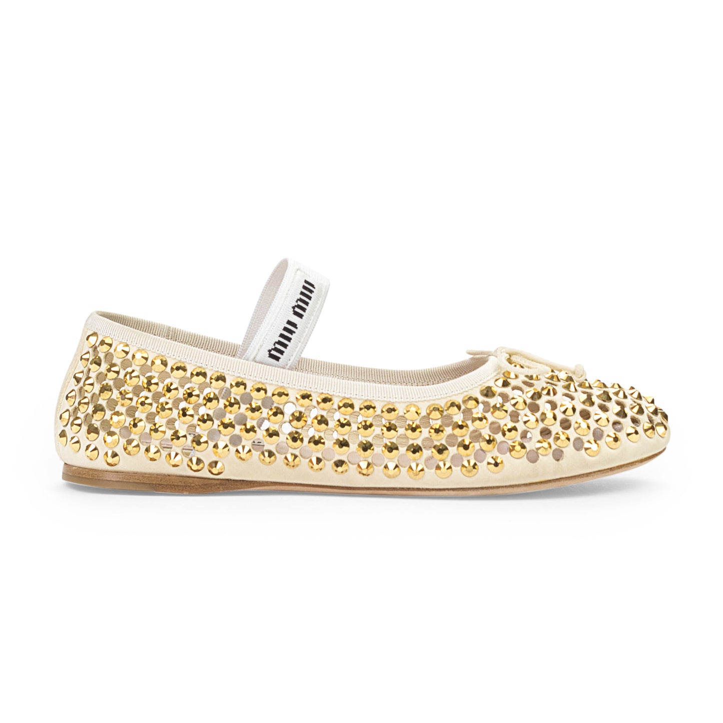 CRYSTAL LOGO FLATS GOLD FLATS