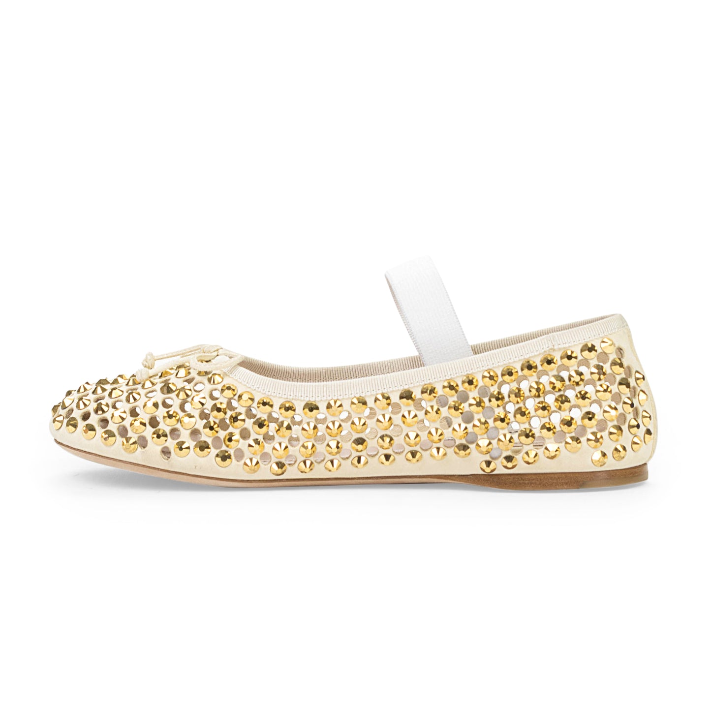 CRYSTAL LOGO FLATS GOLD FLATS