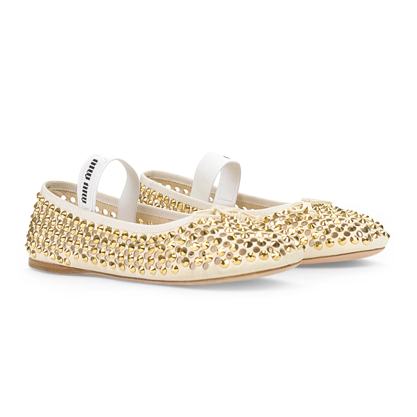 CRYSTAL LOGO FLATS GOLD FLATS