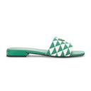 LOGO SANDALS GREEN/WHITE SANDALS