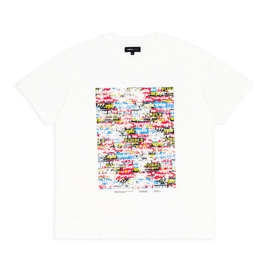 TEXTURED INSIDE OUT TEE OFF WHITE T-SHIRTS