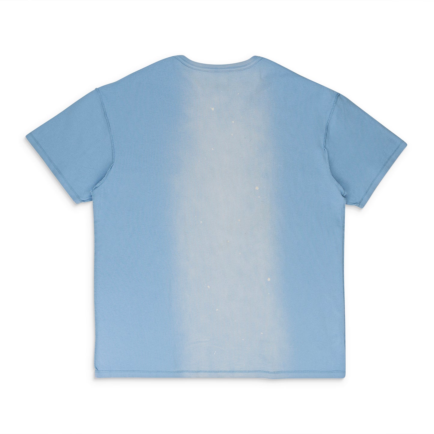 TEXTURED JERSEY INSIDE OUT TEE BLUE T-SHIRTS