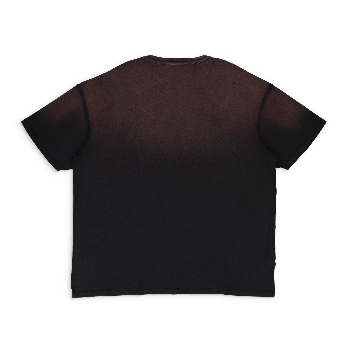 TEXTURED JERSEY INSIDE OUT TEE Black T-SHIRTS