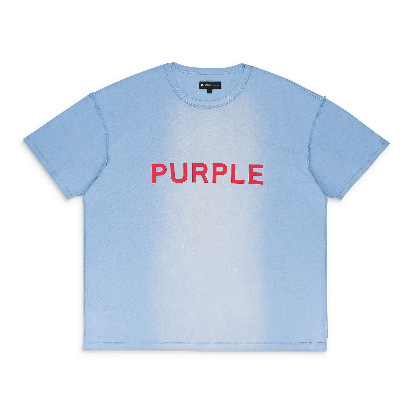 TEXTURED JERSEY INSIDE OUT TEE BLUE T-SHIRTS