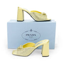 CRYSTAL LOGO PUMP YELLOW PUMPS