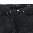 TAR COATED CARGO Black SKINNY JEANS