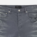 FADED SIDE SEAM CHARCOAL SKINNY JEANS