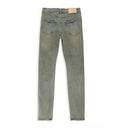 STRAIGHT LEG LIGHT DIRTY WAX Indigo SKINNY JEANS