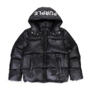 NYLON DOWN BLACK PUFFER JACKETS