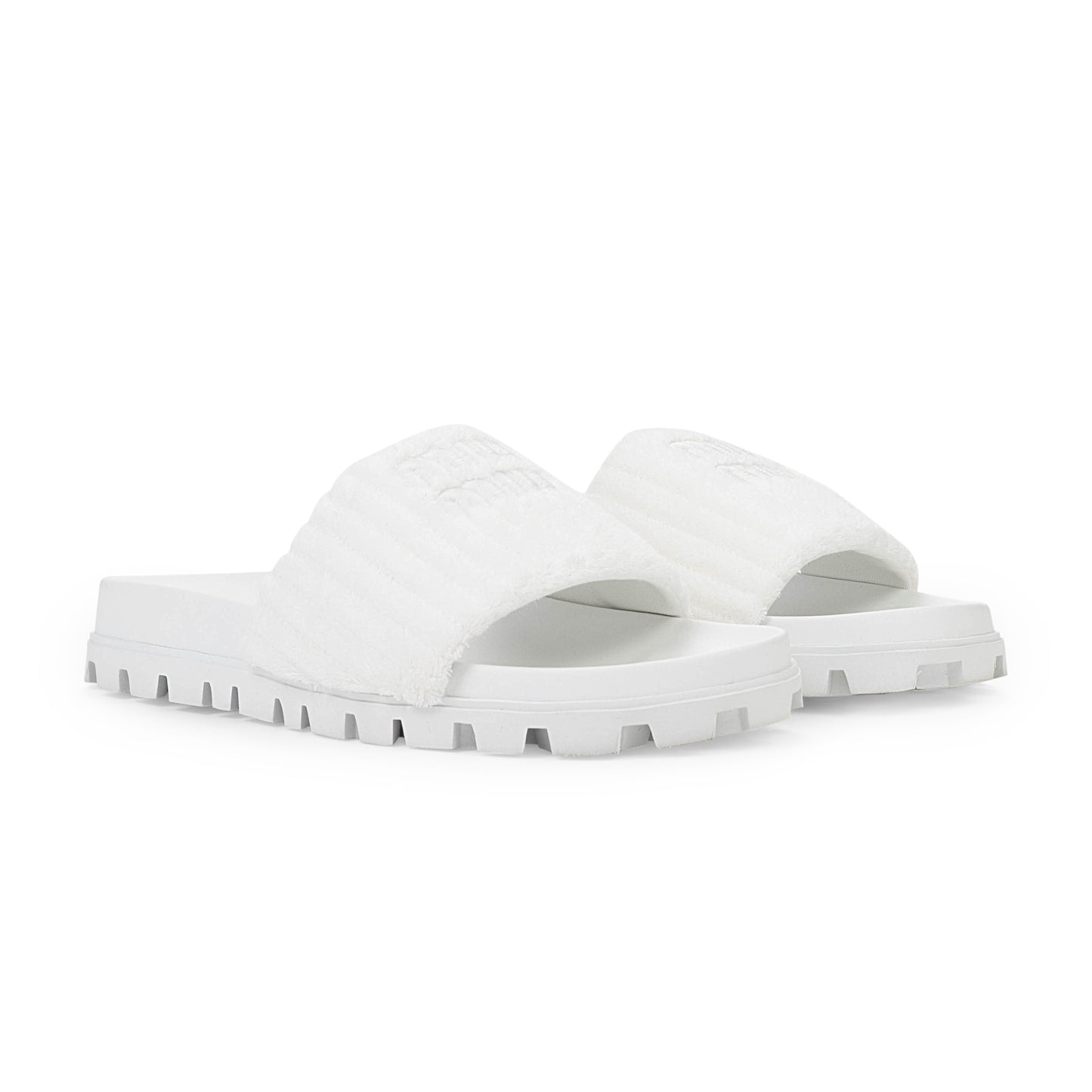 LOGO POOL SANDALS WHITE SANDALS