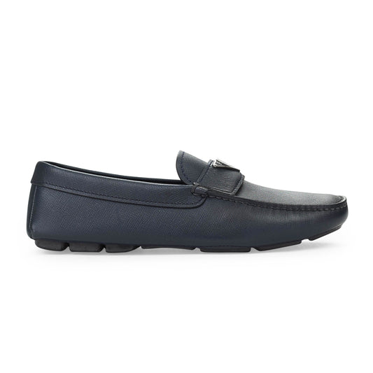 LOGO LOAFERS BLUE LOAFERS