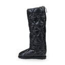 COMBAT LOGO TALL BOOTS BLACK ANKLE BOOTS