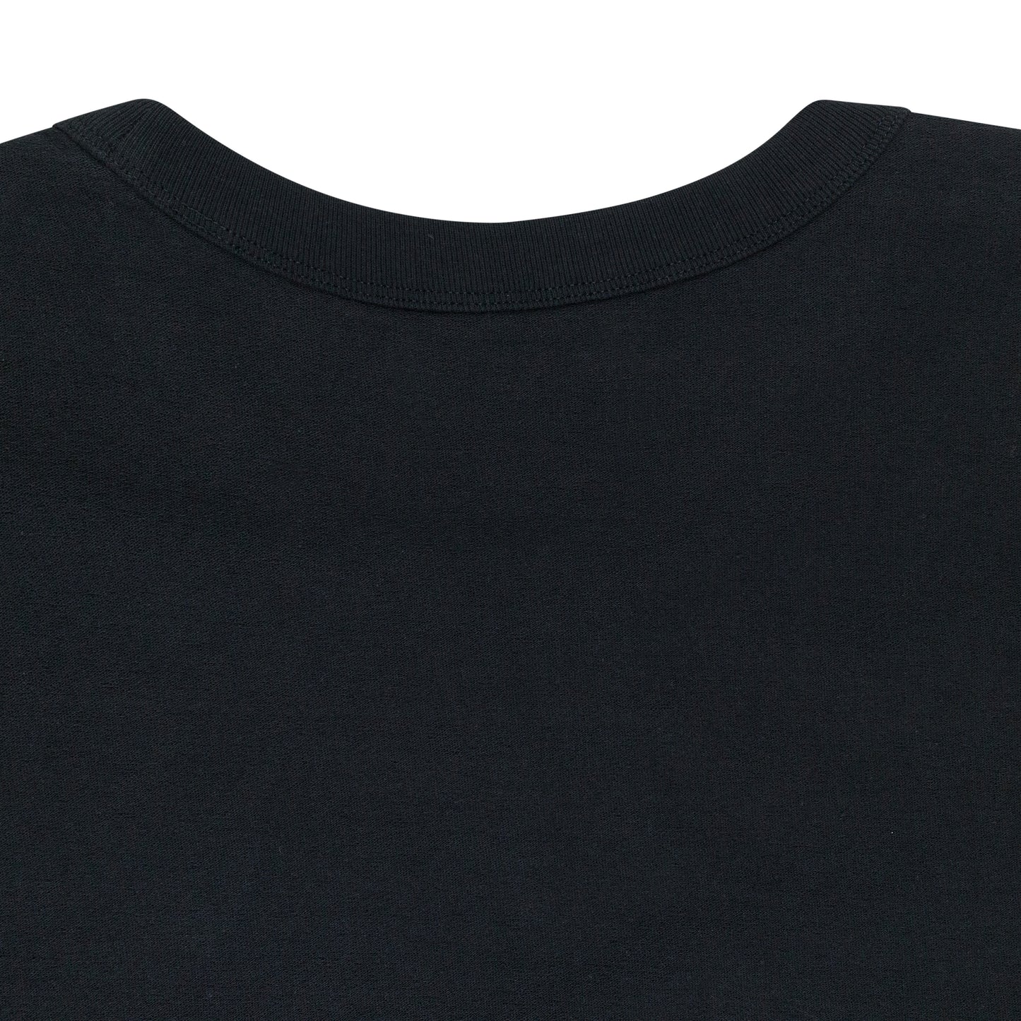 TEXTURED JERSEY LS TEE BLACK T-SHIRTS