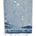 LIGHT WITH HEAVY REPAIRS AND PAINTS Indigo SKINNY JEANS