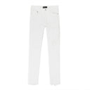 OPTIC KNEE BLOWOUT WHITE SKINNY JEANS